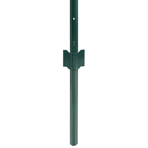 vidaXL Euro Fence Steel 65.6x3.3' Green