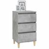 vidaXL Bedside Cabinet Concrete Grey Engineered Wood Medium