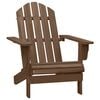 vidaXL Garden Chair Brown Solid fir wood Large Detachable