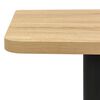 vidaXL Bar Table Oak color and black