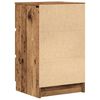 vidaXL Bedside Cabinet Old Wood Engineered Wood Medium Bedside Cabinet
