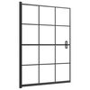 vidaXL Shower Enclosure ESG 39.4"x55.1" Black