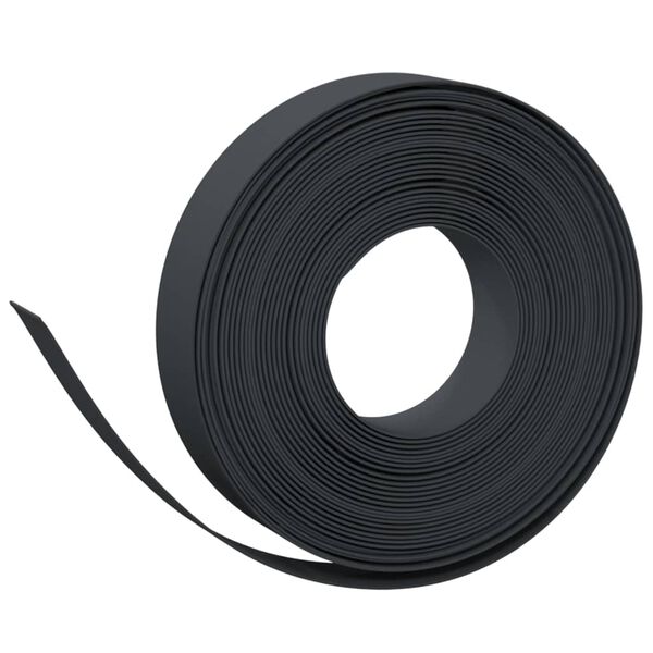 vidaXL Garden Edgings 4 pcs Black 32.8' 3.9" Polyethylene