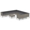 vidaXL Garden Lounge Set Grey