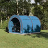 vidaXL Bike Storage Tent with Roof Blue 256 x 222 x 182 cm