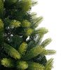 vidaXL Artificial Hinged Christmas Tree Light green and dark green