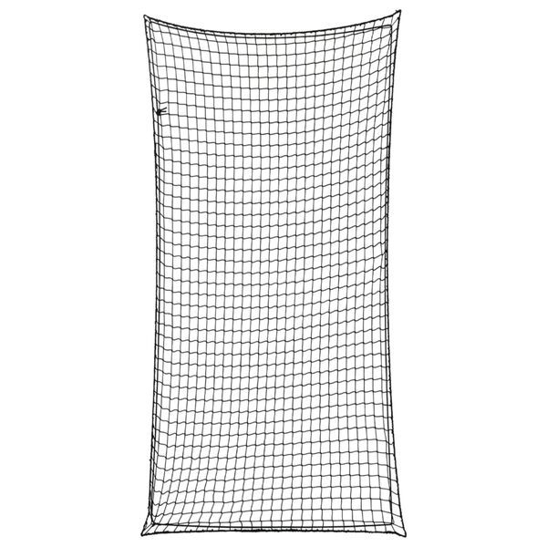 vidaXL Trailer Net with Elastic Rope Black 23.0x11.5' PP
