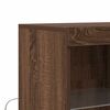 vidaXL Sideboard Brown oak Engineered wood Medium Sideboard