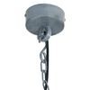 vidaXL Pendant Lighting Polished Grey Aluminum Medium Pendant Lighting