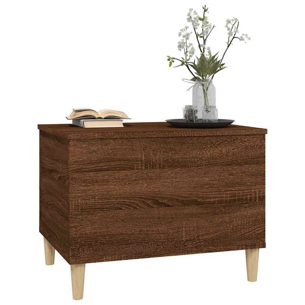vidaXL Coffee Table Brown Oak Engineered Wood Medium Coffee Table