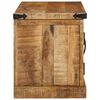 vidaXL Shoe Cabinet Brown 110 x 38 x 45 cm Solid Mango wood