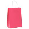 vidaXL Paper Bags 50 pcs with Handles Pink 5.9x3.1x8.3"