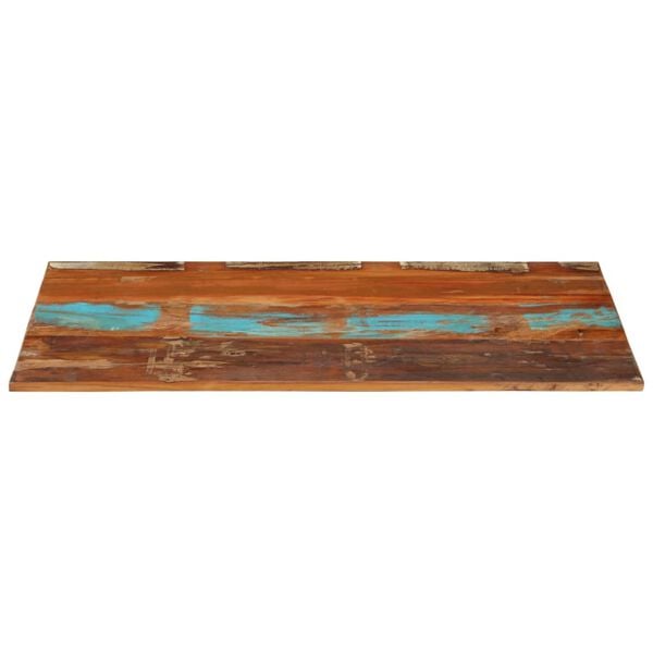 vidaXL Table Top Multicolor Solid reclaimed wood 23.6 x 39.4 in Durable