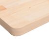 vidaXL Basin Shelf White, Oak Solid oak wood, Steel Medium Basin Shelf