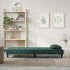 vidaXL Sofa Bed Dark Green Velvet (100% polyester), plywood, foam Standard