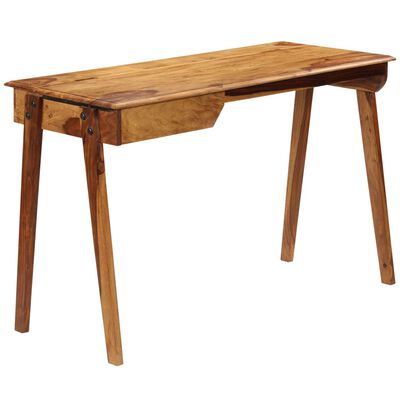 vidaXL Writing Desk 46.5"x19.7"x29.9" Solid Sheesham Wood