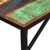 vidaXL Bench Multicolour Solid reclaimed wood, steel 43.3 x 13.8 x 17.7 in