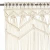 vidaXL Macrame Curtain 55.1x94.5" Cotton