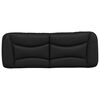vidaXL Headboard Cushion Black