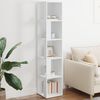 vidaXL Corner Cabinet White Engineered Wood Compact Corner Cabinet
