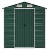 vidaXL Garden Shed Green Galvanized Steel 75.2 x 84.6 x 78.0 in