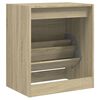 vidaXL Shoe Cabinet Sonoma Oak Engineered Wood Compact Shoe Cabinet