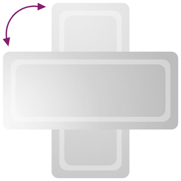 vidaXL LED Bathroom Mirror 15.7"x35.4"