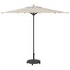 vidaXL Parasol Base Dark Grey 18.90 x 18.90 x 12.60 in