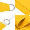 vidaXL Sunshade Sail Oxford Fabric Square 6.6‘x6.6‘ Yellow