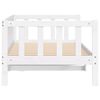 vidaXL Day Bed White Solid pine wood 35.4 x 78.7 in