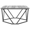 vidaXL Coffee Table Grey Sonoma 31.50 x 31.50 x 17.72 in
