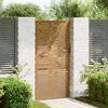 vidaXL Garden Gate 33.5x78.7" Corten Steel Square Design