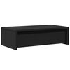 vidaXL Monitor Stand with Drawers Black 19.7x10.6x5.9" Engineered Wood