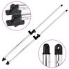 vidaXL Bimini Top Support Poles 2 pcs Aluminum