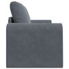 vidaXL Sofa Bed Dark Grey 58.27 x 27.95 x 32.68 in Velvet