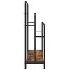 vidaXL Cloth Rack Smoked Oak 35.43 x 11.81 x 39.57 in Engineered wood