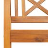 vidaXL Garden Bench Brown 220 x 56 x 90cm Solid Acacia wood