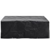 vidaXL Garden Furniture Cover Black Polyethylene 78.7 x 63.0 x 27.6 in