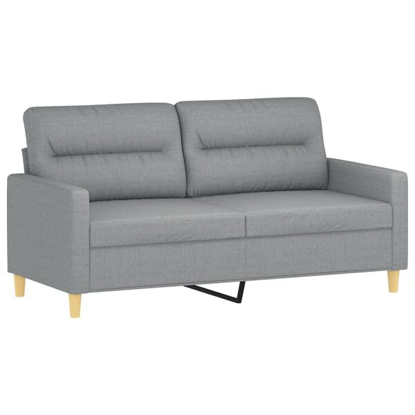 vidaXL Sofa Set Light Grey