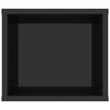 vidaXL TV Cabinet High gloss black Engineered wood Medium TV Cabinet