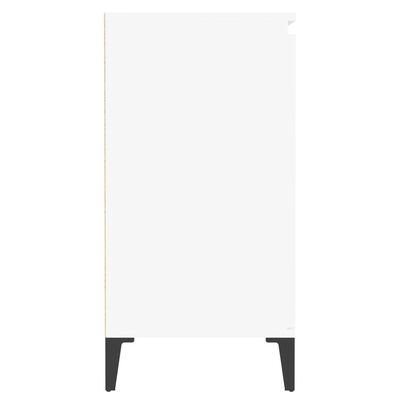 vidaXL Sideboard White 23.6"x13.8"x27.6" Engineered Wood