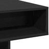 vidaXL Coffee Table Black Oak 41.3x21.7x12.6" Engineered Wood
