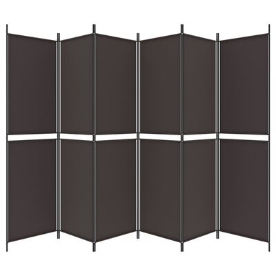 Foldable curved wall divider with dark fabric panels forming a zigzag pattern.