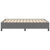 vidaXL Bed Frame Light gray 55.1" x 74.8" Corduroy fabric