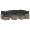 vidaXL Garden Sofa Set Grey, Dark Grey