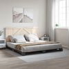 vidaXL Bed Frame Grey Solid pine wood 78.7 x 78.7 in Durable Bed Frame
