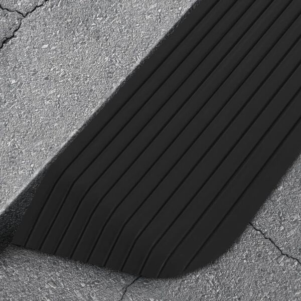 vidaXL Threshold Ramps 2 pcs 43.3x12.6x1.5" Rubber