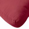 vidaXL Pallet Cushion Wine red 100% polyester 23.6 in x 23.6 in x 4.7 in