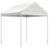 vidaXL Gazebo With Roof White Polyethylene Large Durable