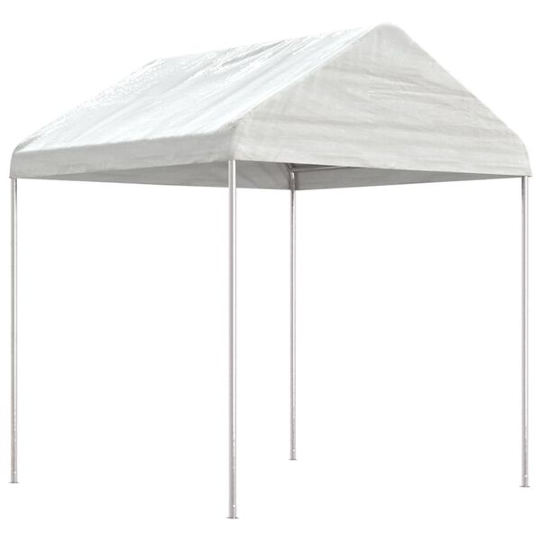 vidaXL Gazebo With Roof White Polyethylene Large Durable